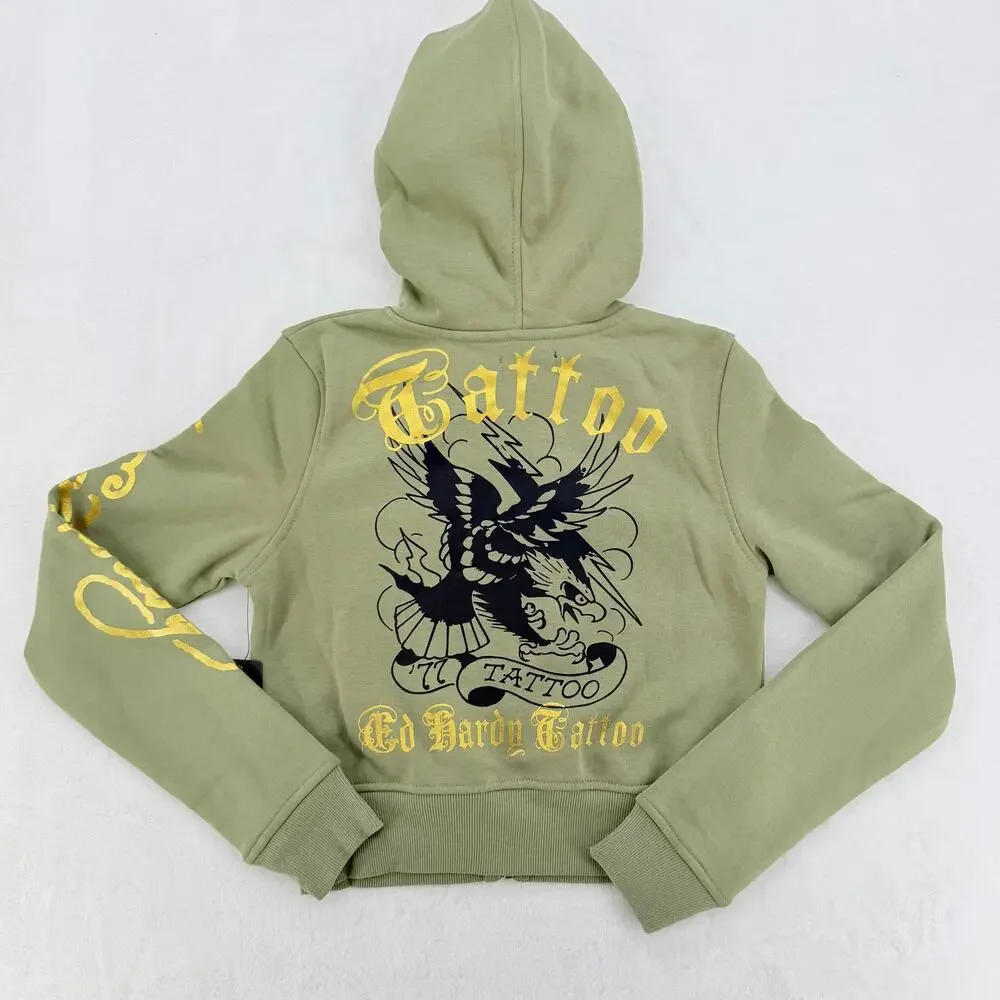 Ed Hardy Hoodie and Short Set (Size XS)